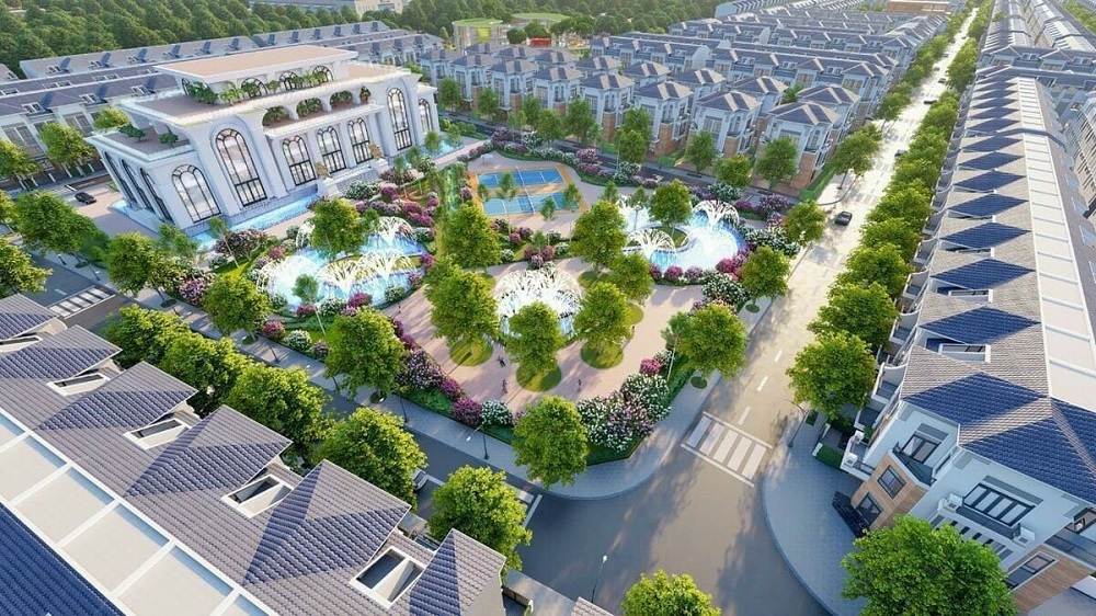 Nhà phố và shophouse nằm dọc các trục đường chính lớn