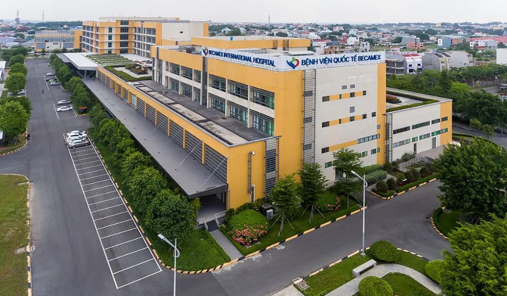 Bệnh viện quốc tế Hạnh Phúc ngay gần dự án
